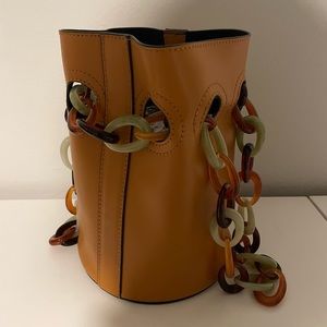 Leather Bucket handbag